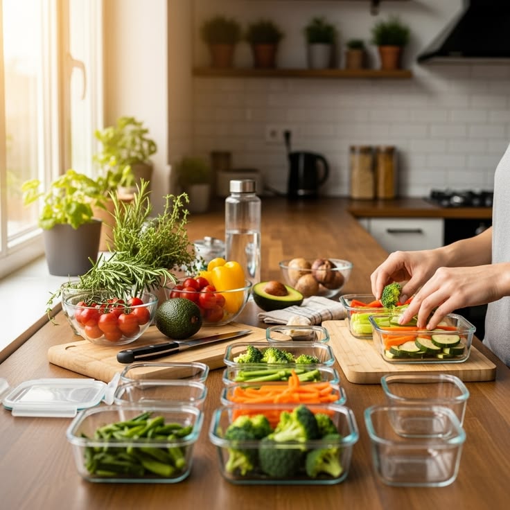 Fresh ingredients ready for preparation