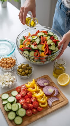 Food being prepared by hand