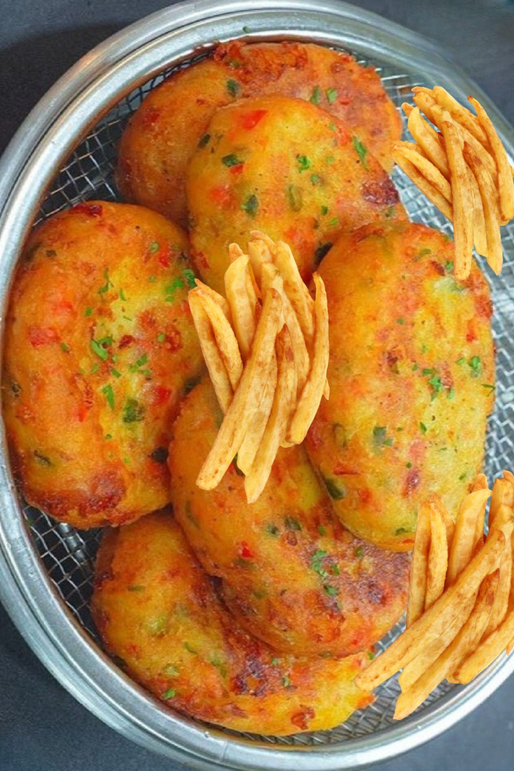 Crispy alu wali tikki served fresh